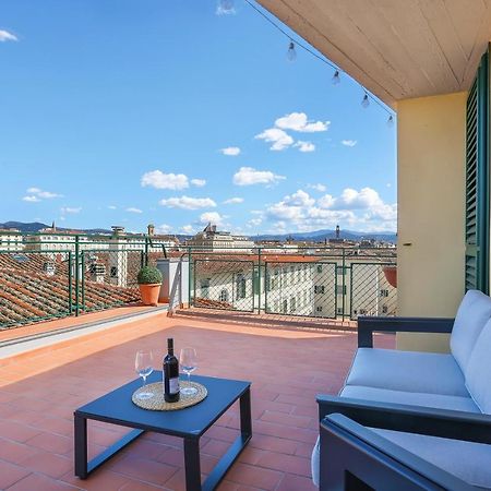Апартаменты Penthouse With Big Terrace In Oltrarno Флоренция Экстерьер фото