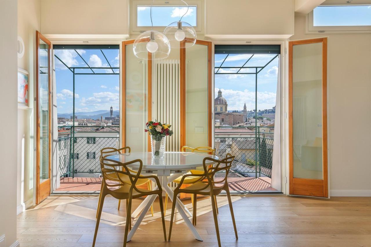 Апартаменты Penthouse With Big Terrace In Oltrarno Флоренция Экстерьер фото